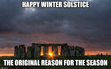 Winter solstice pagan meme